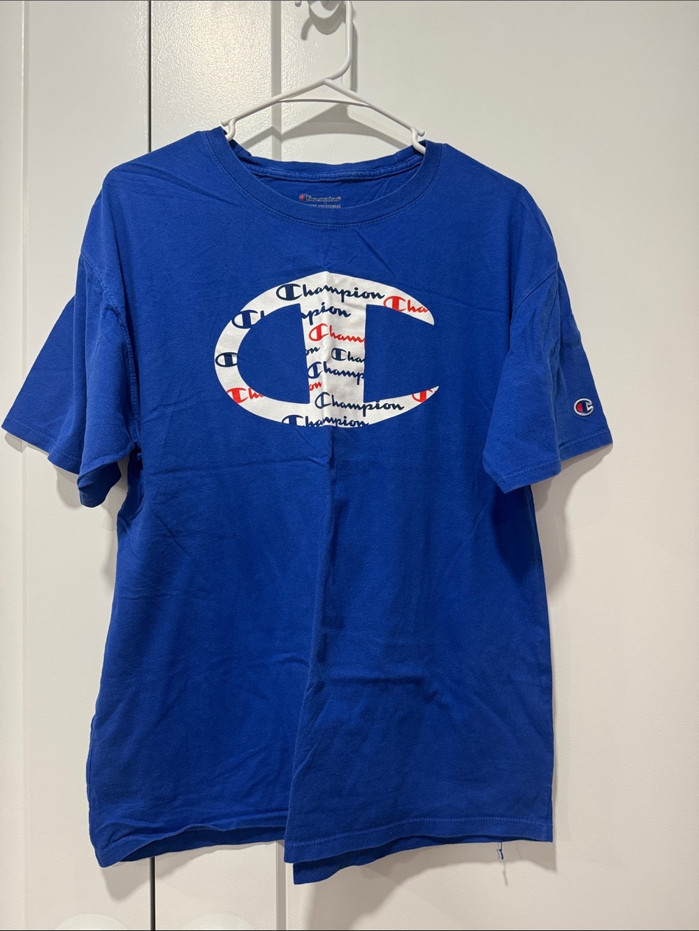 Champion Royal Blue Graphic C Logo Tee